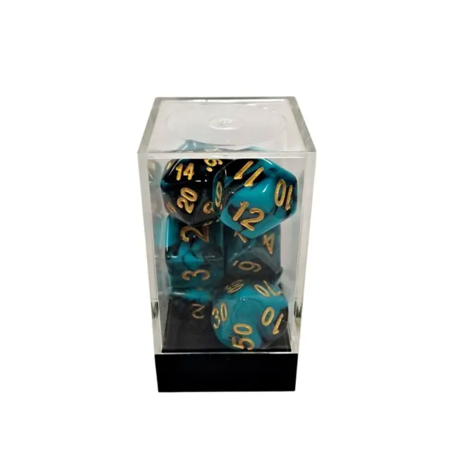 Kaissa: Dual Blue Black Gold - Dices