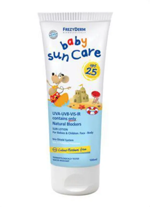Frezyderm Baby Sun Care Αντηλιακό Γαλάκτωμα για Βρέφη&Παιδιά Πρόσωπο/Σώμα SPF25 100ml