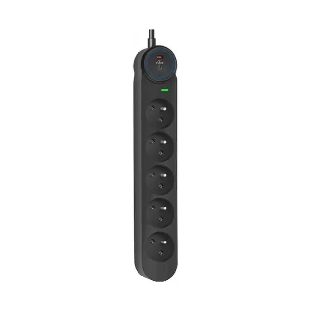 ART Power Strip F2110 5socket Black (F2110)