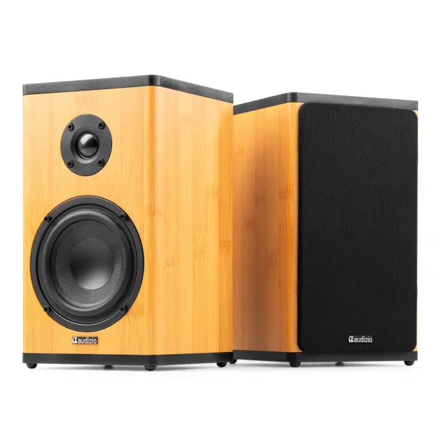 AUDIZIO BS20 BAMBOO ΕΝΕΡΓΟ ΣΕΤ ΗΧΕΙΩΝ ΒΙΒΛΙΟΘΗΚΗΣ ΜΕ ΜΠΑΤΑΡΙΑ