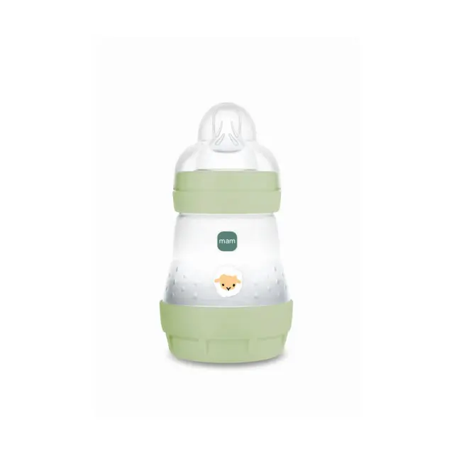 Mam Easy Start Anti-Colic Plastic Bootle 0m+, 130ml, Κωδ 353SU2c - Πράσινο