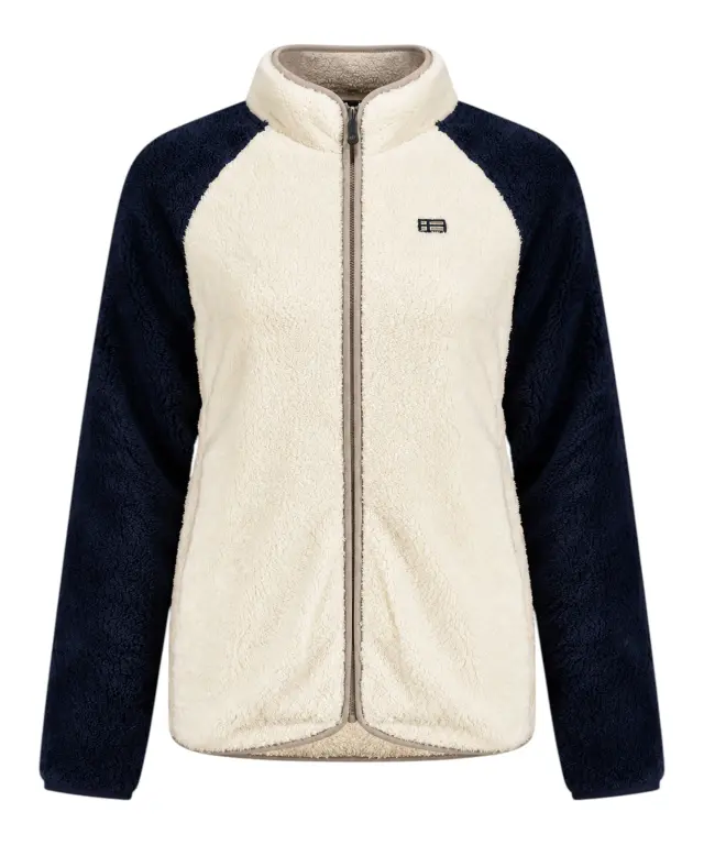 Norway Nautical School - Γυναικεία Ζακέτα Fleece Φούτερ 859903-OFFWHI Ιβουάρ/Μπλε