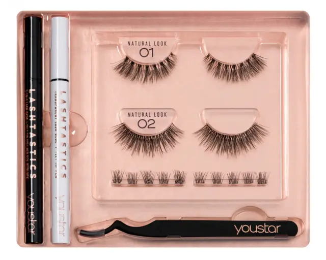 YOUSTAR EYELASH SET LASHTASTICS 3D NATURAL LOOK 3
