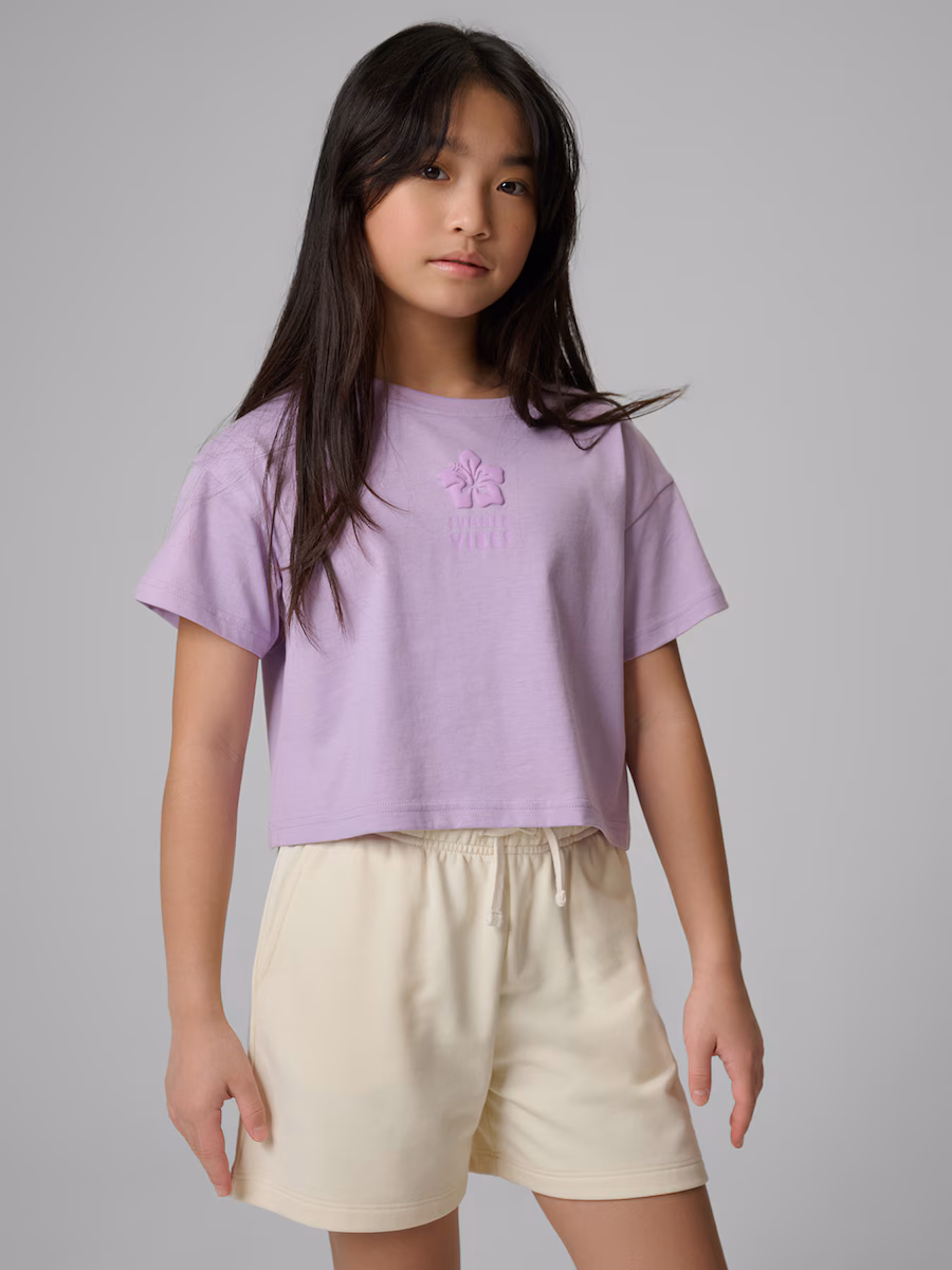 4F T-shirt Cropped Light Violet 4FJWSS26TTSHF2941-52S - 164