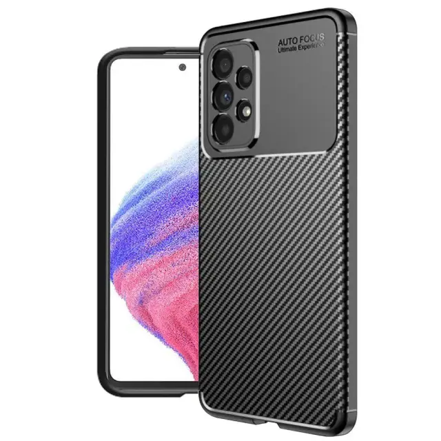 Techsuit® CarbonFiber Θήκη για Samsung Galaxy A53 5G– Μαύρη