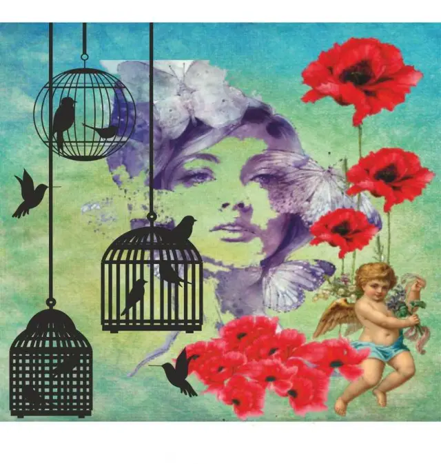 Artebella Αυτοκόλλητο Χαρτί Ντεκουπάζ Mixart Transfer 25x25cm 6009V