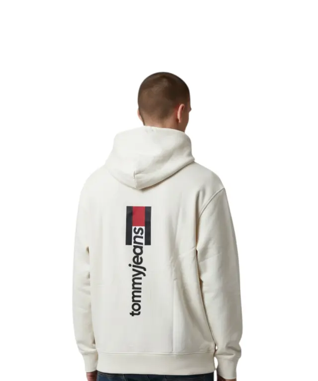 Tommy Hilfiger - Ανδρικό Φούτερ Entry DNA Regular Fit DM0DM23393-YBH Λευκό 3