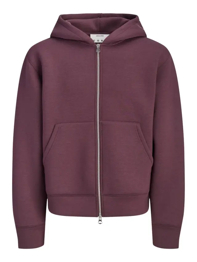 JCOLEGACY SWEAT SCUBA ZIP HOOD NOOS - Fudge
