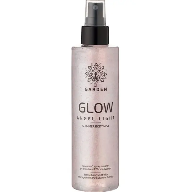 GARDEN Glow Angel Light Body Mist Silver Rose Shimmer Λάδι με Λάμψη 200ml