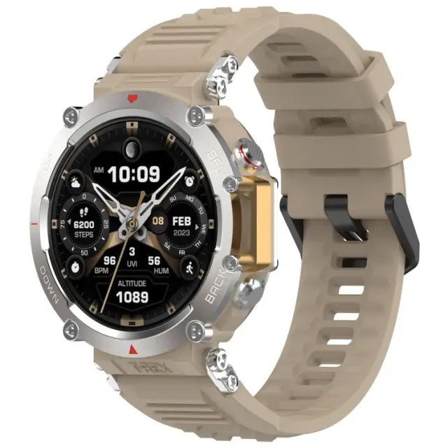 Λουράκι Σιλικόνης για Xiaomi Amazfit T-Rex Ultra- Beige OEM