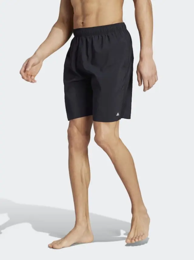 adidas Solid CLX Ανδρικό Μαγιό Σορτς Μαύρο - S