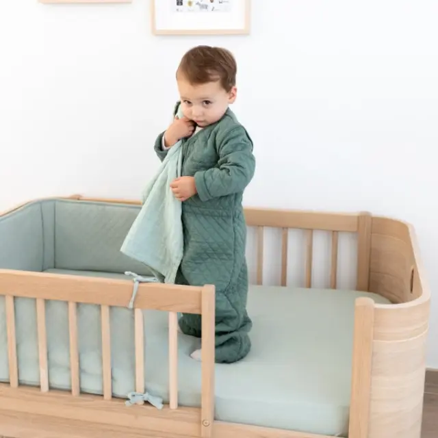 Bemini Magic Bag®1.5Tog Quilt Stone Green 12-24M.
