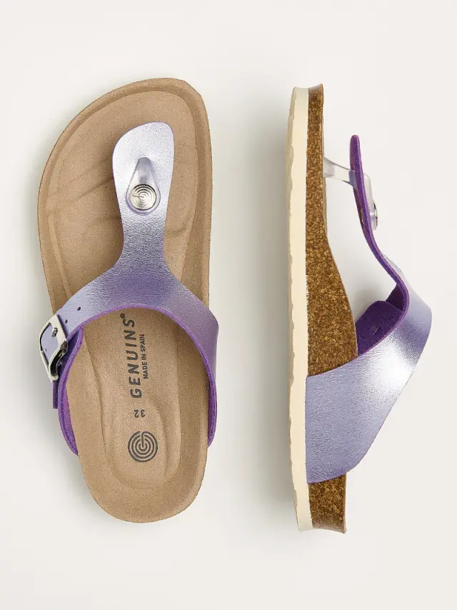 Genuins Πέδιλα Παιδικό HT Μωβ GEN/ROSAS KIDS PURPLE 3