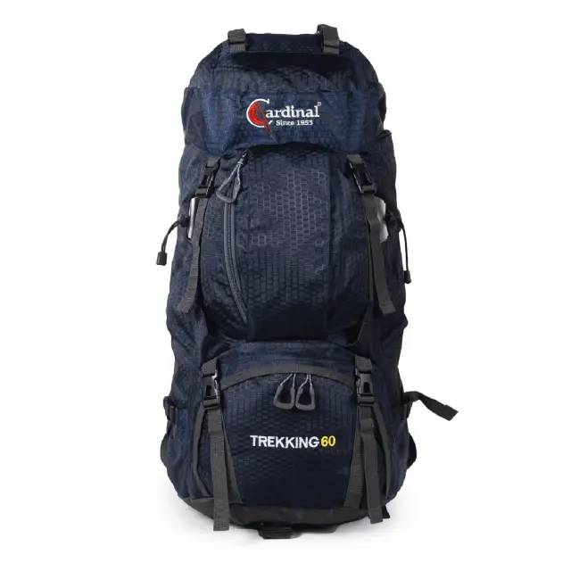Σακίδιο πεζοπορίας, αδιάβροχο Daypack 60L Camping 1488 Σκούρο μπλε - One Size