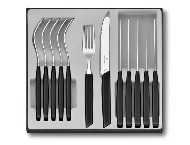 Σετ Μαχαιροπίρουνα Victorinox Swiss Modern - Black - 12 τεμάχια 6.9093.11W.12 3