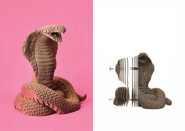3D Eco Παζλ Κόμπρα / CARTCOBRA (CARTONIC)