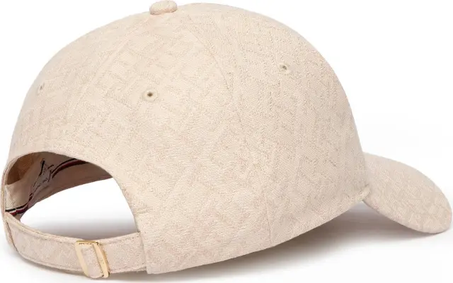 Tommy Hilfiger Γυναικείο Μεσαίο Καπέλο Jockey Monogram Jacq Cap Μπεζ 2