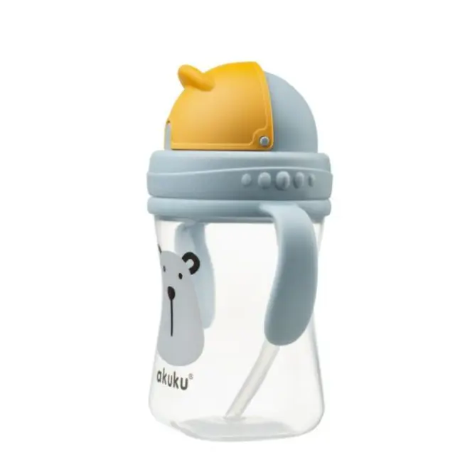 Akuku Ποτηράκι με καλαμάκι 300 ml Bear 3