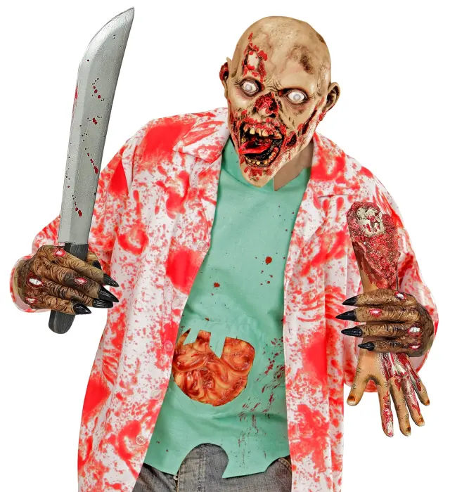 Αποκριάτικο Αξεσουάρ Γάντια Zombie (Widmann) (W-00215) 2