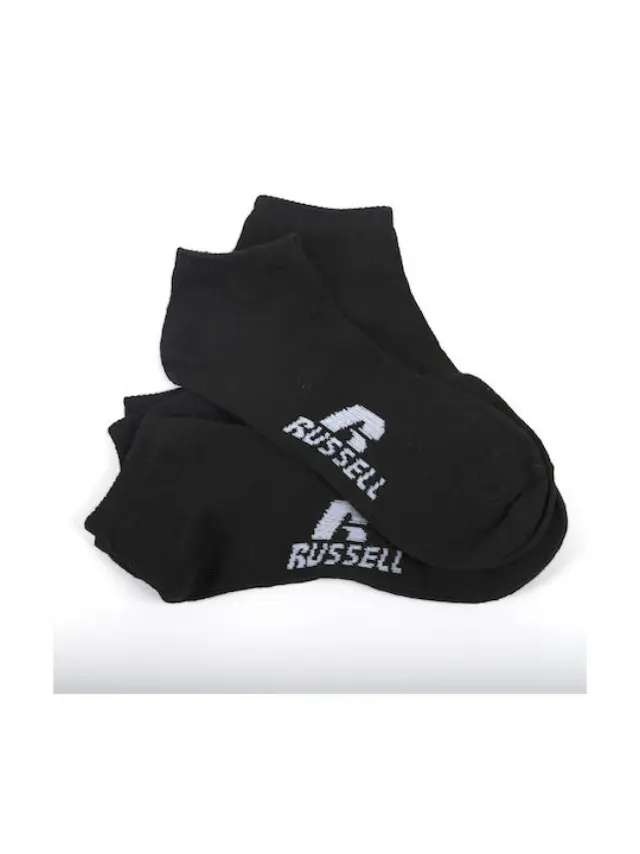 Russell Athletic Αθλητικές Κάλτσες Μαύρες 3 Ζεύγη A5-213-3-099 - 35-38
