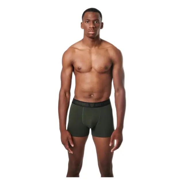 Antetokounbros Ανδρικό Μπόξερ AB - Διπλό Πακέτο, Χρώμα Μαύρο-Χακί - S 3