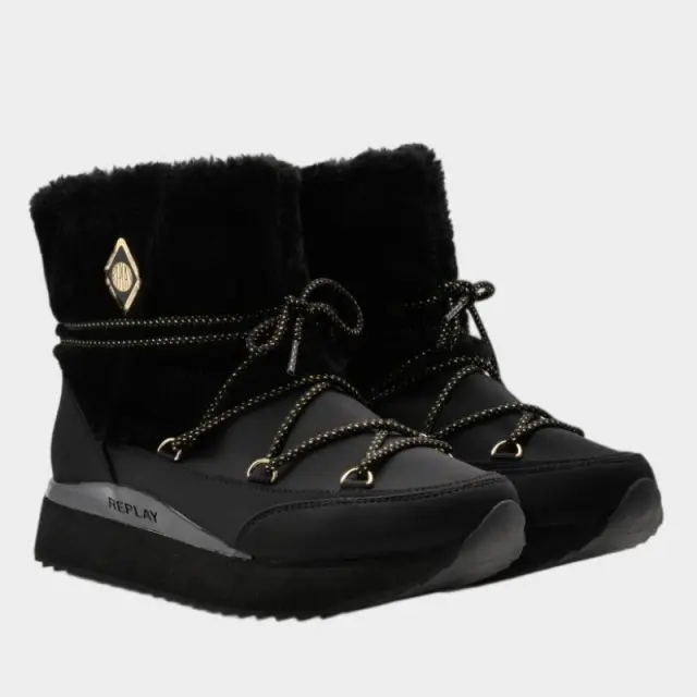 Μποτάκια Replay GWS63.251.C0203S-C098 BLACK Μαύρο - 37 2