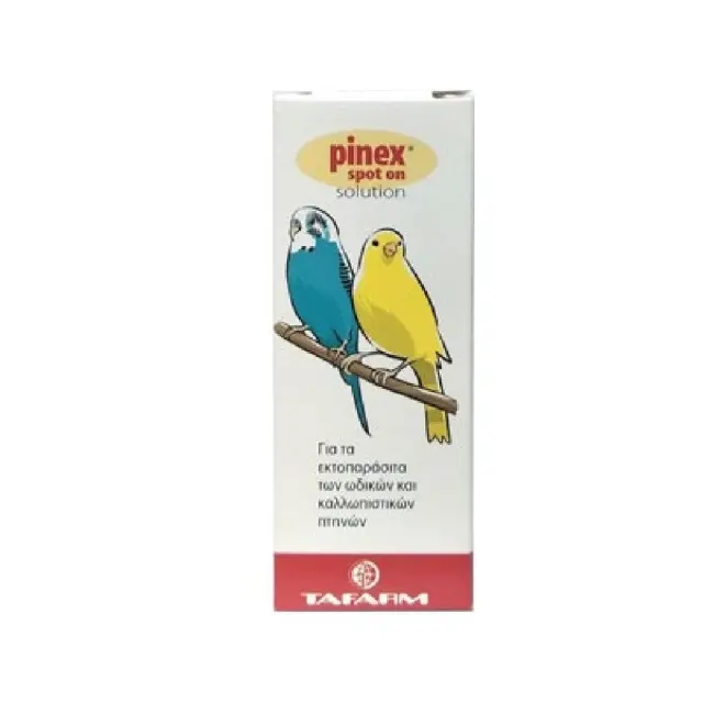 Tafarm Pinex Spot On Solution για τα Εκτοπαράσιτα των Πτηνών 15ml