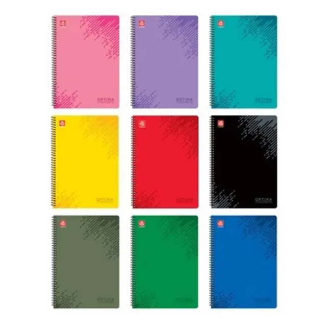 Optima Τετράδιο Σπιράλ A4 3 θεμάτων 4543-31 (Typotrust)