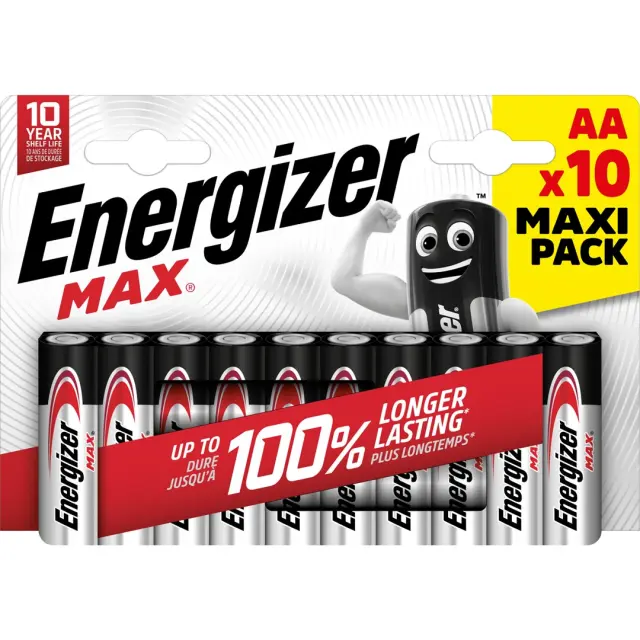 Energizer Max Alkaline AΑ (10 τμχ) 01.001.0137