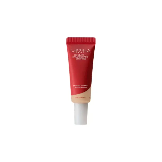 Missha M Perfect Cover BB Cream Pro No21 Κρέμα Προσώπου Υψηλής Κάλυψης που Συνδυάζει Μακιγιάζ, Περιποίηση και Αντηλιακή Προστασία, 20ml