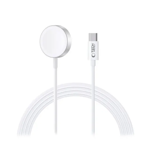 Tech-Protect Ασύρματος Φορτιστής UltraBoost Magnetic USB-C for Apple Watch 1.2m White