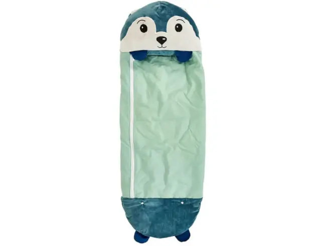 Παιδικός υπνόσακος Home Deco Kids TX9402 Σχέδιο λύκου, Μετατρέψιμος, Mε Ενσωματωμένο μαξιλάρι, 50x130cm, Απόχρωση Μπλε TX9402 2