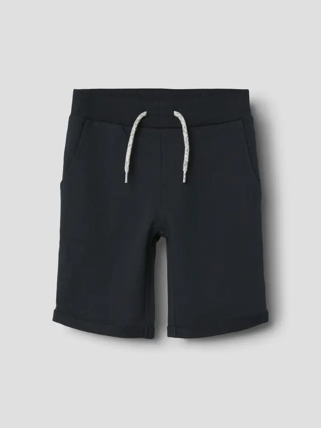 Name It Σορτς αγορίστικο πλεκτό Μαύρο NKMVERMO LONG SWE SHORTS UNB F NOOS - 13201050 2