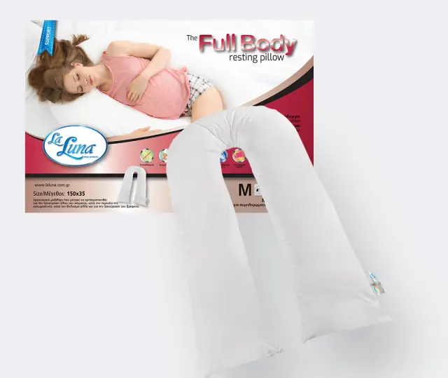 Μαξιλάρι εγκυμοσύνης Full-Body 150x35x150 Medium La Luna 1004010