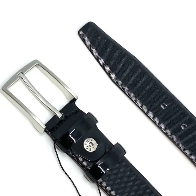 Μαύρη Ζώνη Λουστρίνι PU Leather 2