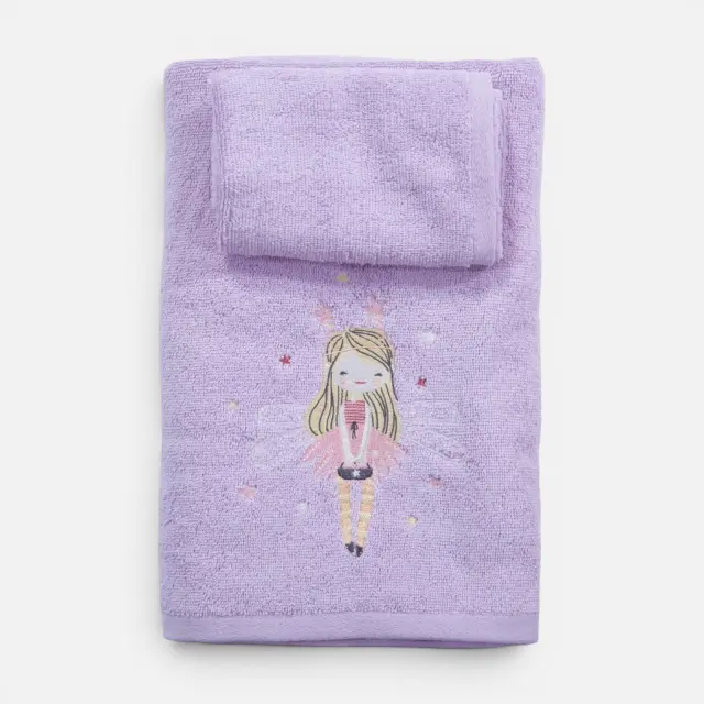 Πετσέτες Παιδικές Σετ 2τεμ. Fairy Tale Nef Nef Homeware, 100% ΒΑΜΒΑΚΙ - LAVENDER (041048)