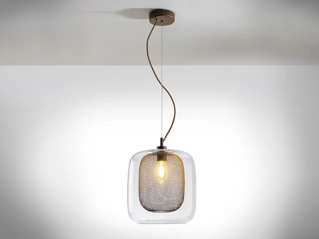 FOX CHOCOLATE LARGE LAMP 1L φωτιστικό μονόφωτο Σοκολατί 2