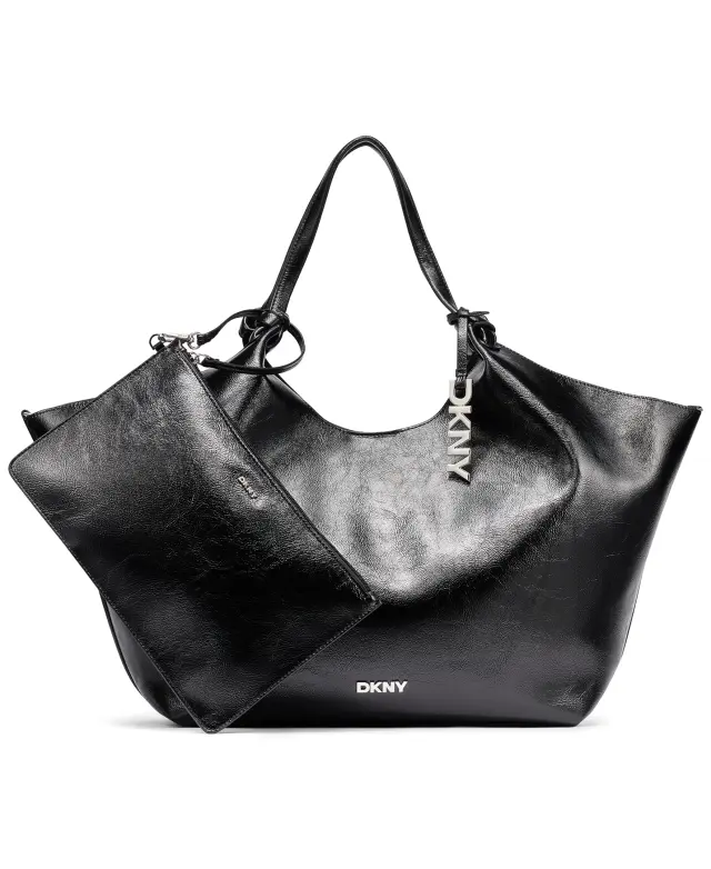 DKNY γυναικεία μεγάλη τσάντα ώμου tote PAULA με αποσπώμενο τσαντάκι R62AXE48-1 - OS