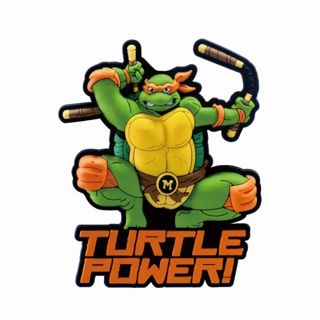 Μαγνητάκι TEENAGE MUTANT NINJA TURTLES - Micheangelo - Soft Touch Magnet