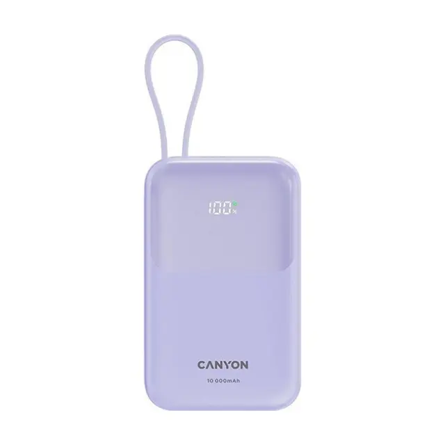 Canyon PowerBank OnPower 101 10000mAh PD 22.5W Purple (CNS-CPB101PU)