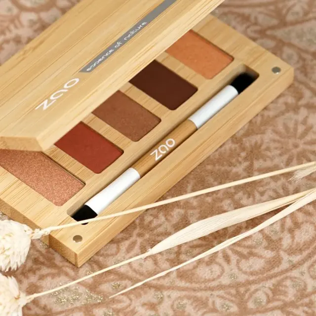 Zao Organic Palette Spicy Chic – Παλέτα Βιολογικών Σκιών με 5 Αποχρώσεις 2