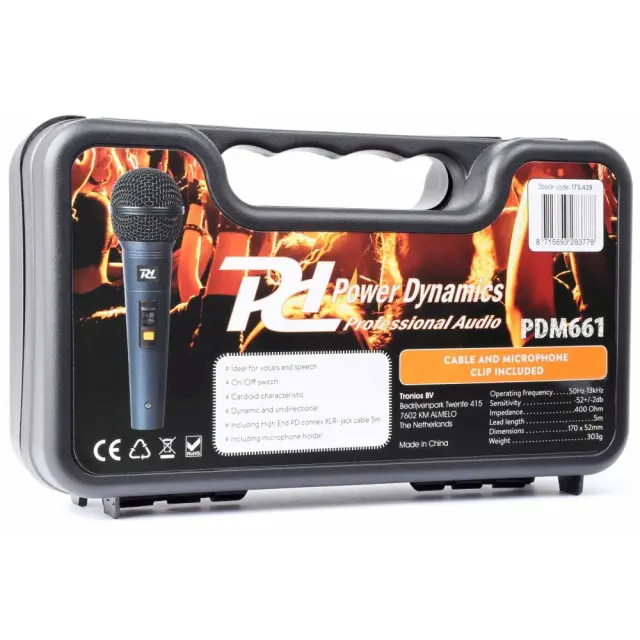 POWER DYNAMICS PDM661 ΔΥΝΑΜΙΚΟ ΜΙΚΡΟΦΩΝΟ 2