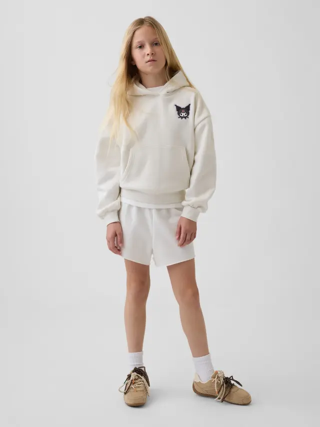 Παιδικό Σορτς Φόρμας VintageSoft Χαλαρής Γραμμής New off white