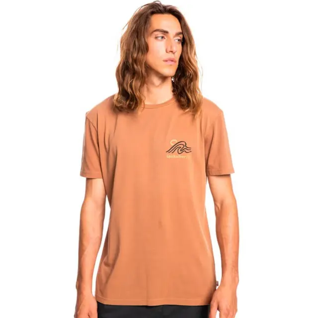 QUIKSILVER SLOW MOVER SS ΑΝΔΡΙΚΗ ΜΠΛΟΥΖΑ BROWN 3