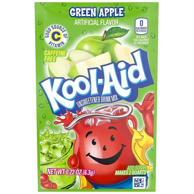 Kraft Kool-Aid Drink Mix Powder Green Apple 6,3gr