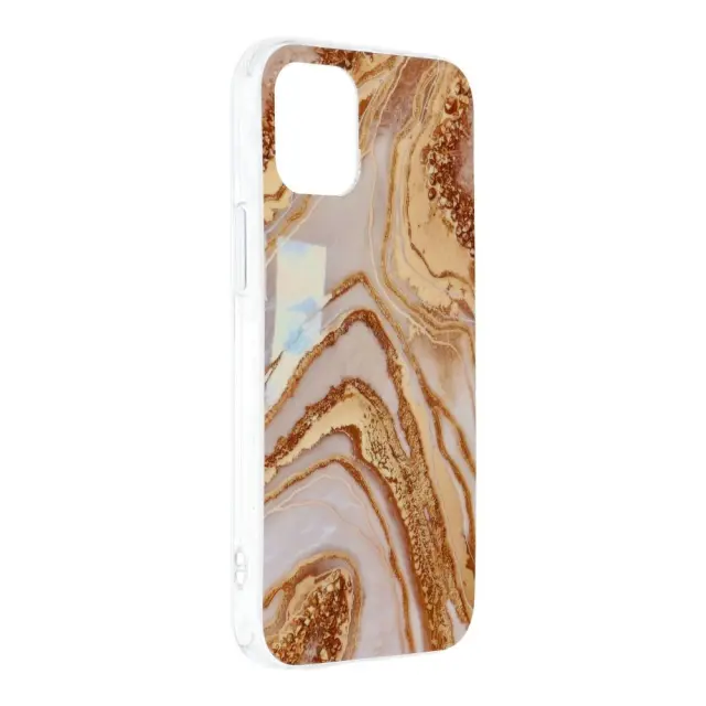 Cosmo Marble Silicone Case Θήκη Σιλικόνης Για Apple iPhone 12 Pro Max - Καφέ Μάρμαρο OEM