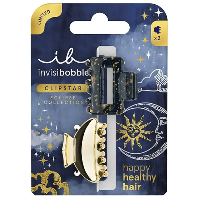 Invisibobble Clipstar S Eclipse Lunar Glam 2τμχ