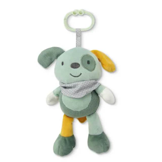 Βελουτέ Κρεμαστό με Μουσική Lorelli Dog Green Natural 10191440009 2