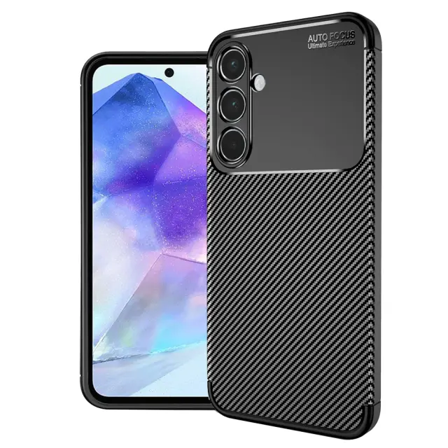 Techsuit® Carbon Fiber για Galaxy A55 5G - Black