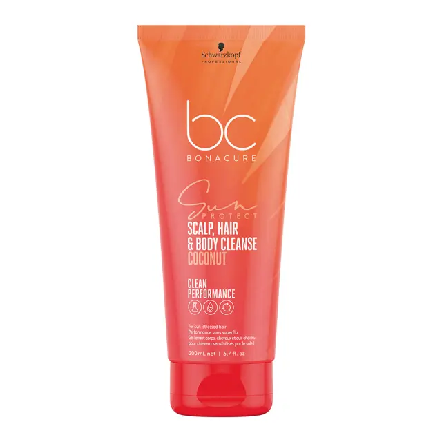 Schwarzkopf Professional BC Bonacure Sun Protect 3-in-1 Scalp, Hair & Body Cleanse - Coconut 200ml